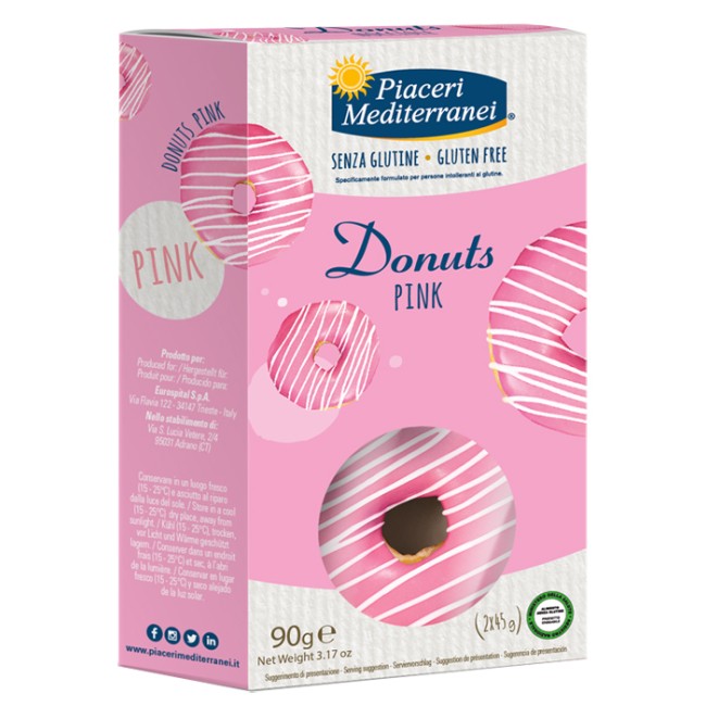 PIACERI MEDITERRANEI DONUTS PINK 90 G PIACERI MEDITERRANEI DONUTS PINK 90 G