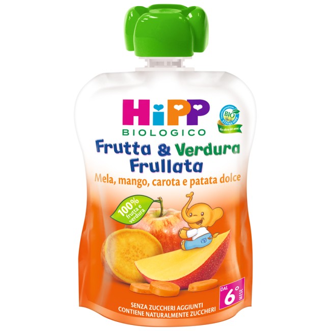 Hipp Bio Frutta & Verdura Mela Mango Carota Patata Dolce 90 G