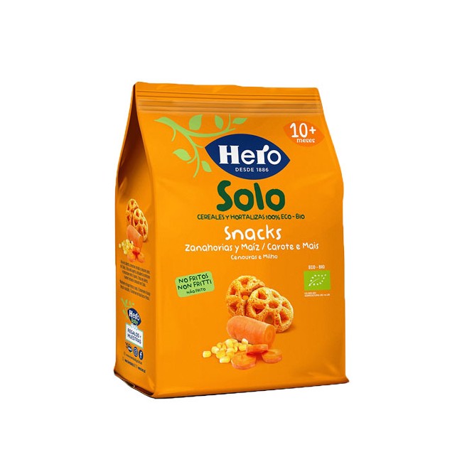 HERO BABY SOLO SNACK CAROTA MAIS 40 G HERO BABY SOLO SNACK CAROTA MAIS 40 G