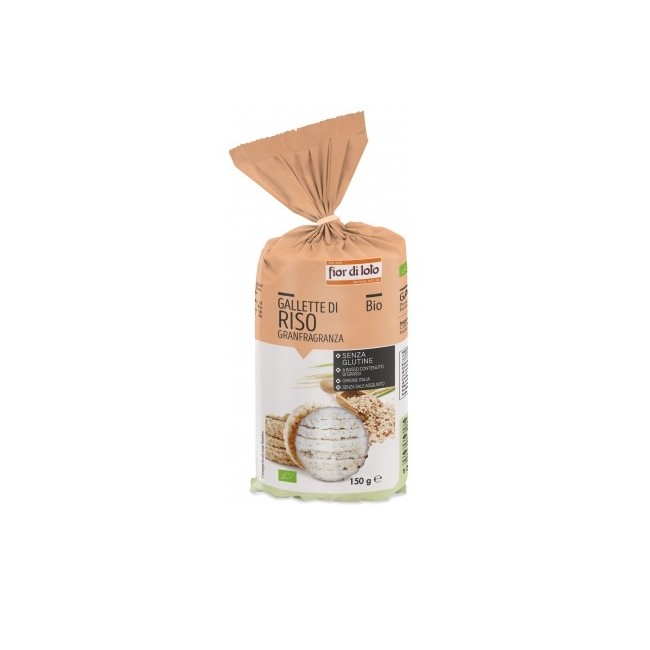 FIOR DI LOTO GALLETTE RISO GRANFRAGRANZA 150 G FIOR DI LOTO GALLETTE RISO GRANFRAGRANZA 150 G