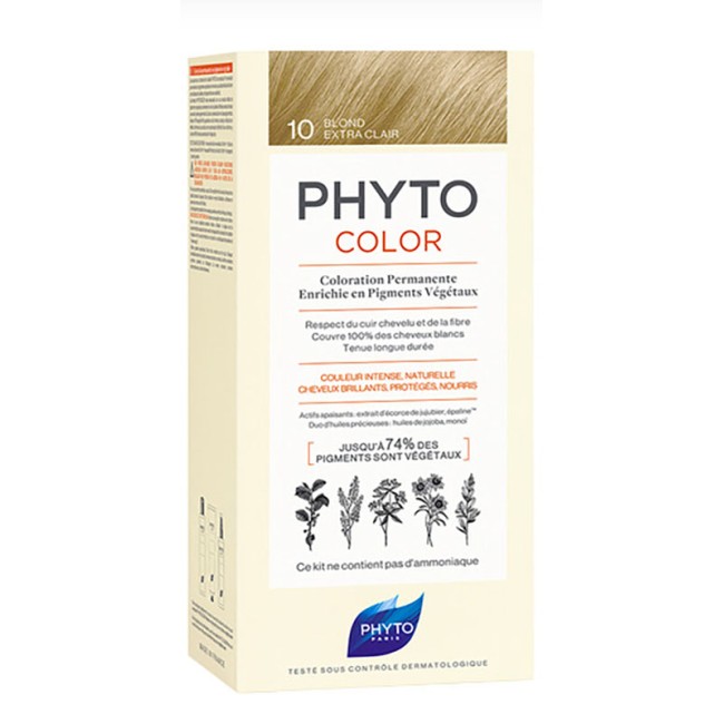 PHYTOCOLOR 10 BIONDO CHIARISSIMO EXTRA LATTE 50 ML + CREMA 50 ML + MASCHERA 12 ML PHYTOCOLOR 10 BIONDO CHIARISSIMO EXTRA LATTE 50 ML + CREMA 50 ML + MASCHERA 12 ML