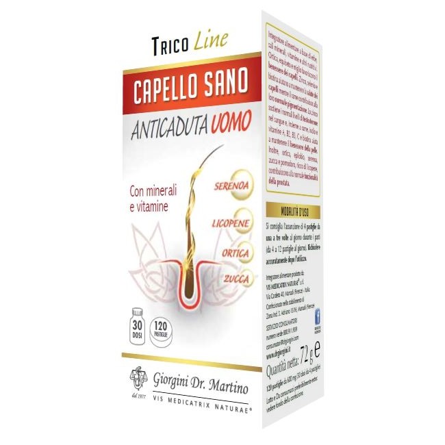 CAPELLO SANO ANTICADUTA UOMO 120 PASTIGLIE CAPELLO SANO ANTICADUTA UOMO 120 PASTIGLIE