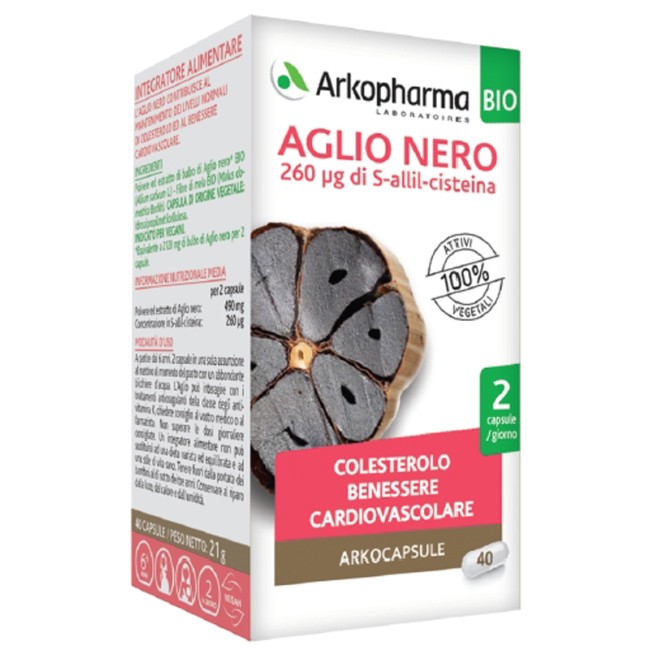 ARKOCAPSULE AGLIO NERO BIO 40 CAPSULE ARKOCAPSULE AGLIO NERO BIO 40 CAPSULE