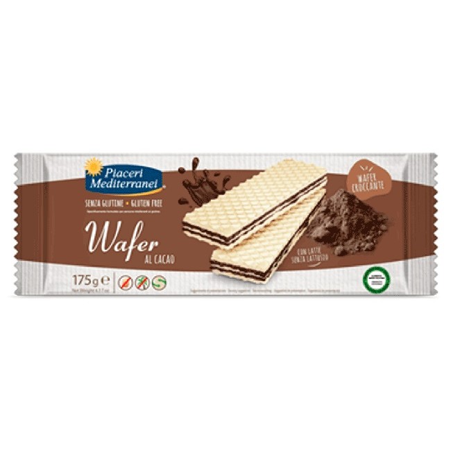 PIACERI MEDITERRANEI WAFER CACAO 175 G PIACERI MEDITERRANEI WAFER CACAO 175 G