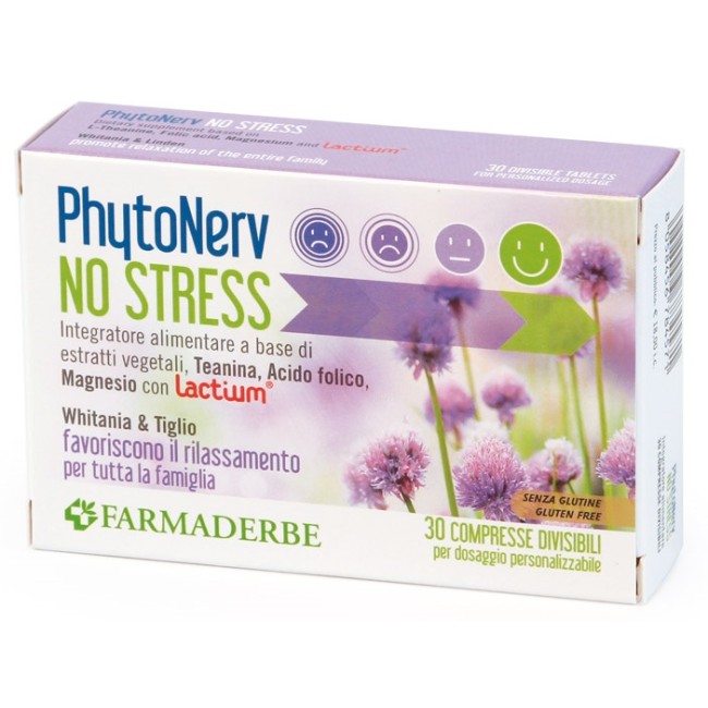 PHYTONERV NO STRESS 30 COMPRESSE PHYTONERV NO STRESS 30 COMPRESSE