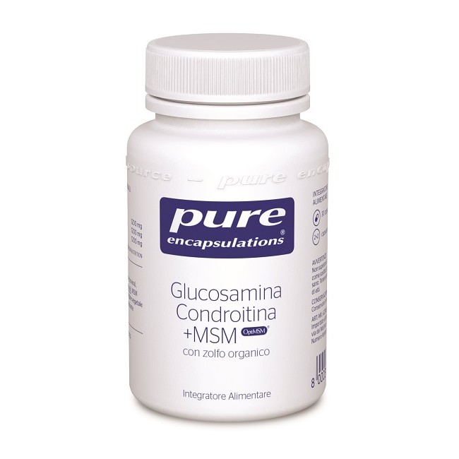 PURE ENCAPSULATIONS GLUCOSAMINA CONDROITINA + MSM 30 CAPSULE PURE ENCAPSULATIONS GLUCOSAMINA CONDROITINA + MSM 30 CAPSULE