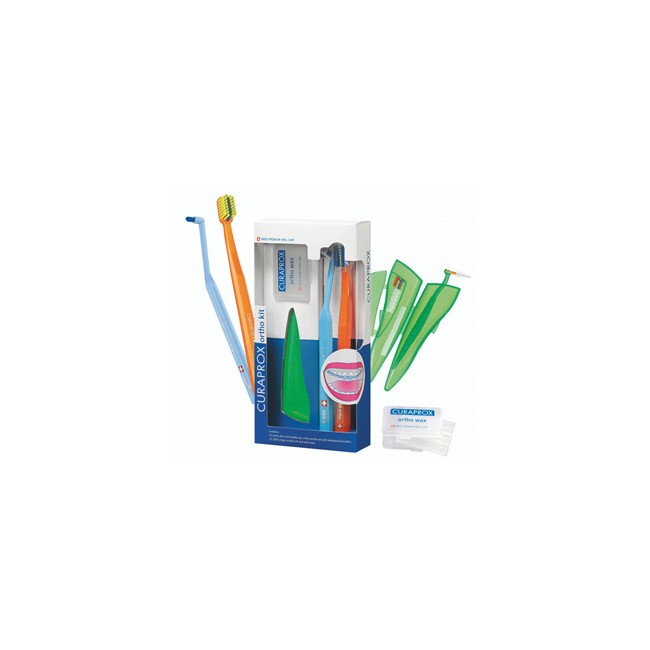 CURAPROX ORTHO KIT 1 SET COMPOSTO DA CS 5460 ORTHO+CS 1009 SINGLE+CPS ORTHO POCKET SET+ORTHO WAX CURAPROX ORTHO KIT 1 SET COMPOSTO DA CS 5460 ORTHO+CS 1009 SINGLE+CPS ORTHO POCKET SET+ORTHO WAX