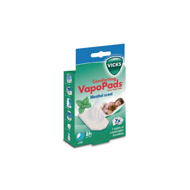 VICKS VAPOPADS MENTHOL SCENT 7 PEZZI VICKS VAPOPADS MENTHOL SCENT 7 PEZZI