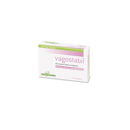 Confezione da 36 compresse di Vagostabil, integratore utile per favorire il rilassamento e il sonno.