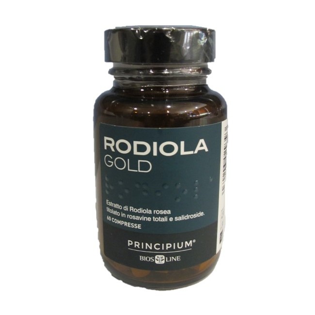 Barattolo da 60 compresse di Bios Line Principium Rodiola Gold, integratore per umore e benessere mentale. Barattolo da 60 compresse di Bios Line Principium Rodiola Gold, integratore per umore e benessere mentale.