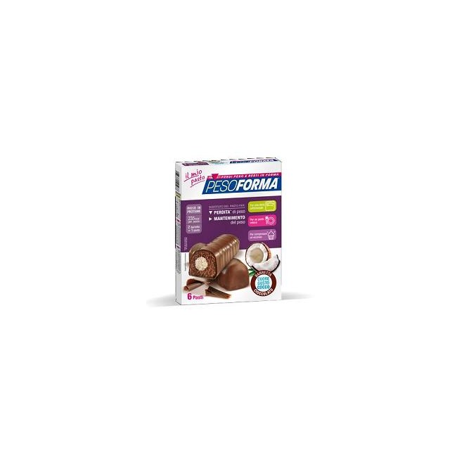 PESOFORMA BARRETTA CUORE COCCO 6 PASTI 12 X 31 G PESOFORMA BARRETTA CUORE COCCO 6 PASTI 12 X 31 G