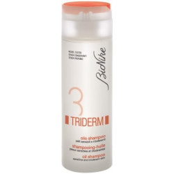 Flacone da 200 ml di Bionike Triderm Olio Shampoo Pelli Sensibili ed Intolleranti