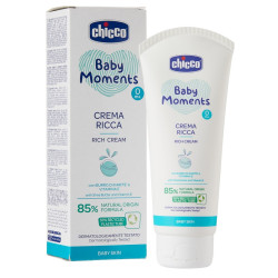 Chicco Baby Moments Crema Ricca Con Burro Di Karite\' E Vitamina E 100 Ml