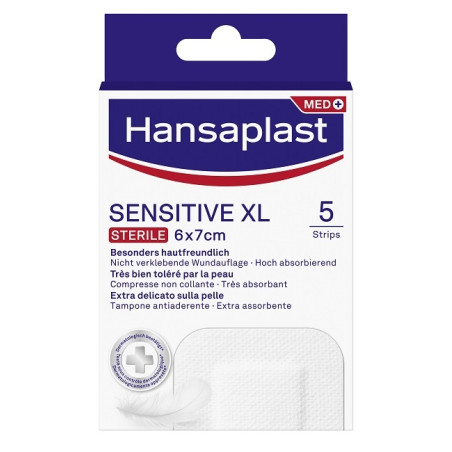 Cerotto Hansaplast Sensitive Xl 5 Pezzi Cerotto Hansaplast Sensitive Xl 5 Pezzi