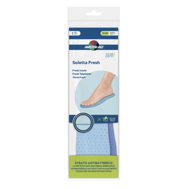 MASTER-AID FOOTCARE SOLETTA FRESH RITAGLIABILE 2 PEZZI MASTER-AID FOOTCARE SOLETTA FRESH RITAGLIABILE 2 PEZZI