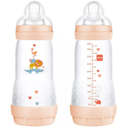 Mam Biberon Easy Start 320 Ml Misura 4+ Tettarella Misura 3 Femmina