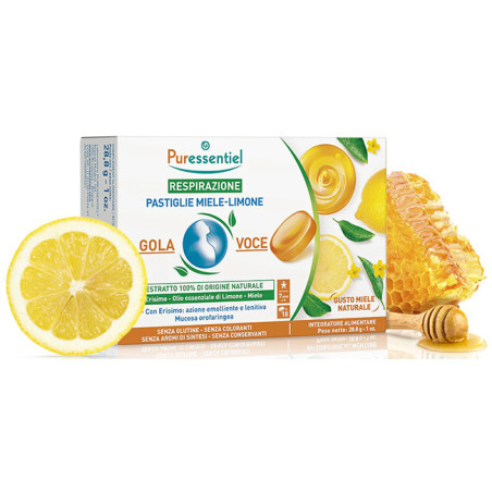 PURESS PASTIGLIE GOLA VOCE MIELE LIMONE 28,8 G