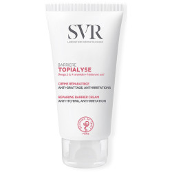 Tubetto da 50 ml di Svr Topialyse Barriera Crema Riparatrice Per Prurito Irritazioni E Pelle Secca.