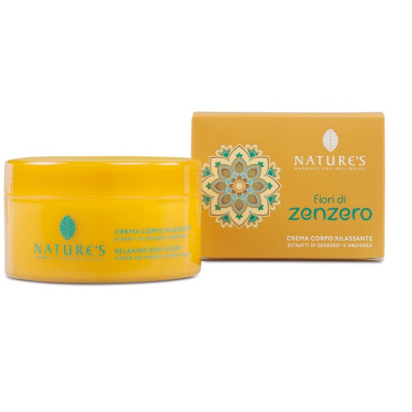 NATURES FIORI DI ZENZERO CREMA CORPO RILASSANTE 100 ML NATURES FIORI DI ZENZERO CREMA CORPO RILASSANTE 100 ML