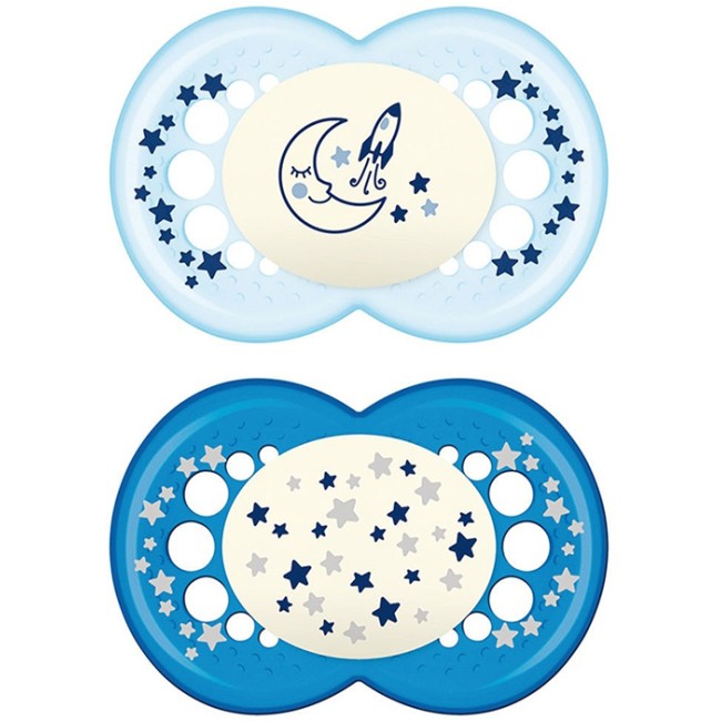 MAM NIGHT SUCCHIETTO 6+ MESI SILICONE DOPPIO MASCHIO MAM NIGHT SUCCHIETTO 6+ MESI SILICONE DOPPIO MASCHIO