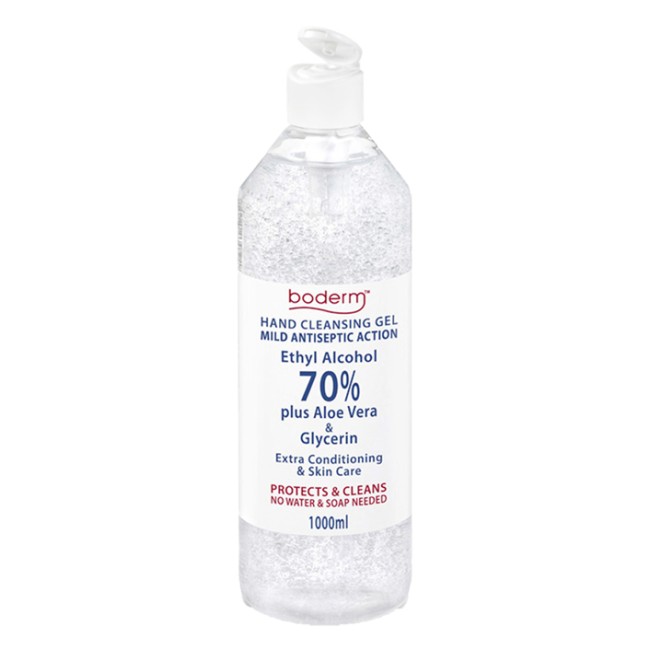 BODERM HAND CLEANSING GEL 70% 1 LITRO BODERM HAND CLEANSING GEL 70% 1 LITRO