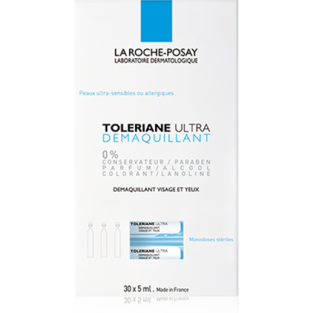 La Roche Posay Toleriane Ultra Fiale  Struccanti Delicate Monodose 30 X 5 Ml