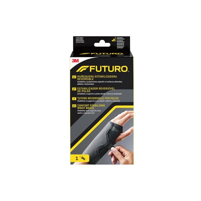 TUTORE PER POLSO REVERSIBILE FUTURO NERO 1 PEZZO TUTORE PER POLSO REVERSIBILE FUTURO NERO 1 PEZZO