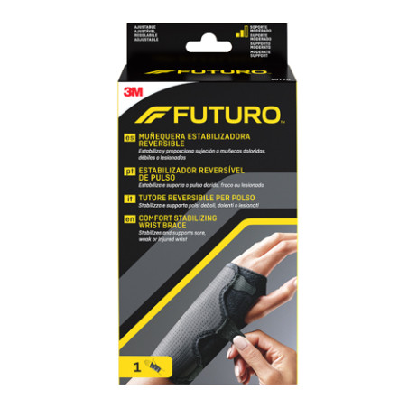 TUTORE PER POLSO REVERSIBILE FUTURO NERO 1 PEZZO TUTORE PER POLSO REVERSIBILE FUTURO NERO 1 PEZZO