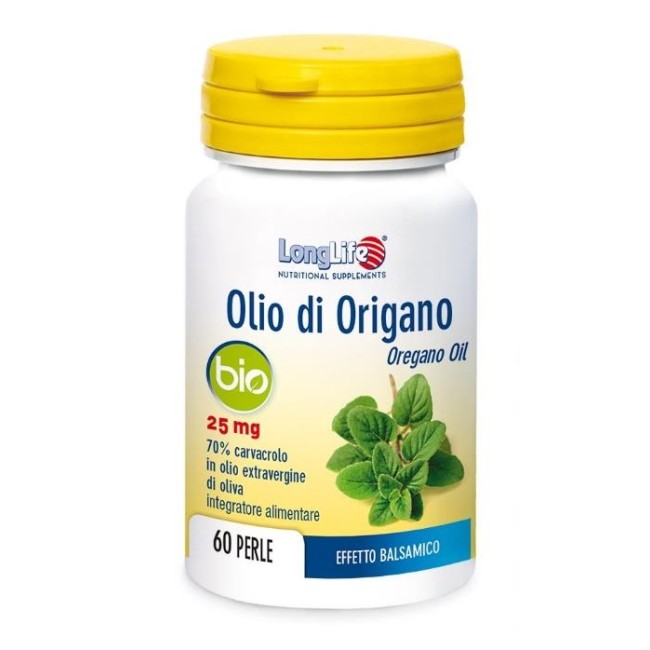 LONGLIFE OLIO ORIGANO BIO 60 PERLE LONGLIFE OLIO ORIGANO BIO 60 PERLE