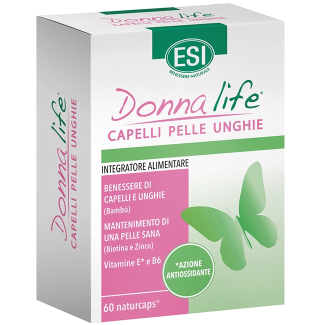 ESI DONNA LIFE CAPELLI PELLE UNGHIE 60 NATURCAPS ESI DONNA LIFE CAPELLI PELLE UNGHIE 60 NATURCAPS