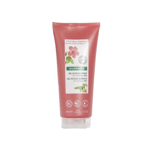 Tubo da 200 ml di Klorane Gel Doccia Profumato Fiore D'Ibisco Tubo da 200 ml di Klorane Gel Doccia Profumato Fiore D'Ibisco