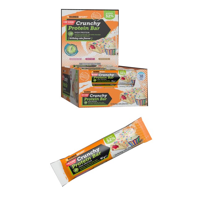 CRUNCHY PROTEINBAR BIRTHDAY CAKE 40 G CRUNCHY PROTEINBAR BIRTHDAY CAKE 40 G