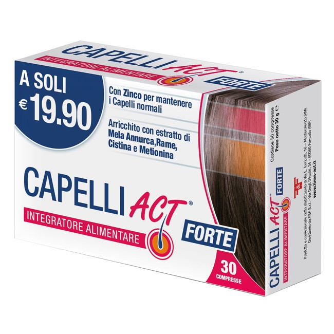 CAPELLI ACT FORTE 30 COMPRESSE CAPELLI ACT FORTE 30 COMPRESSE