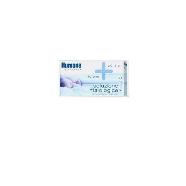HUMANA SOLUZIONE FISIOLOGICA MONODOSE, 20 FLACONCINI DA 5ML HUMANA SOLUZIONE FISIOLOGICA MONODOSE, 20 FLACONCINI DA 5ML