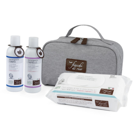 Fiocchi Di Riso Cofanetto Bagnetto 1 Detergente Corpo 200 Ml + 1 Detergente Capelli 200 Ml + Salviete Acqua Non Acqua 60 Pezzi + Fiocchi Di Riso Cofanetto Bagnetto 1 Detergente Corpo 200 Ml + 1 Detergente Capelli 200 Ml + Salviete Acqua Non Acqua 60 Pezzi +