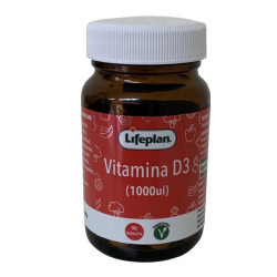 Confezione da 90 compresse di Lifeplan Vitamina D3 1000 UI Integratore Per Benessere Osseo e Immunitario.