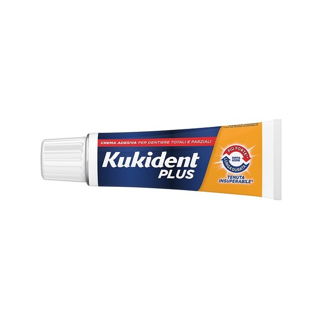 Kukident Plus Doppia Azione Crema adesiva per protesi dentaria 65 g Kukident Plus Doppia Azione Crema adesiva per protesi dentaria 65 g