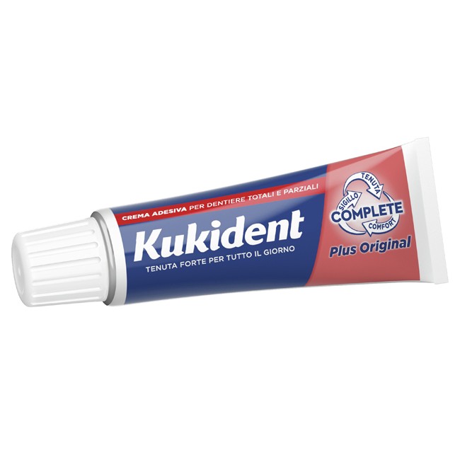 Kukident Complete Plus Original Crema adesiva per protesi dentaria 40 h Kukident Complete Plus Original Crema adesiva per protesi dentaria 40 h