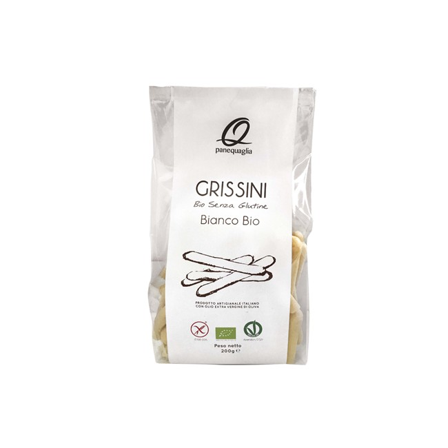 PANE QUAGLIA GRISSINI BIO BIANCHI 200 G PANE QUAGLIA GRISSINI BIO BIANCHI 200 G