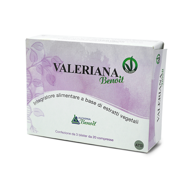 VALERIANA BENOIT 60 COMPRESSE DA 500 MG VALERIANA BENOIT 60 COMPRESSE DA 500 MG