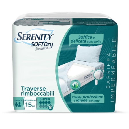 Serenity Traversa Sd Sensiive Super 80x180 Cm 15 Pezzi Serenity Traversa Sd Sensiive Super 80x180 Cm 15 Pezzi