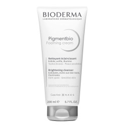 Tubo da 200 ml di Bioderma Pigmentbio Foaming Cream Detergente Viso Anti-Macchia.