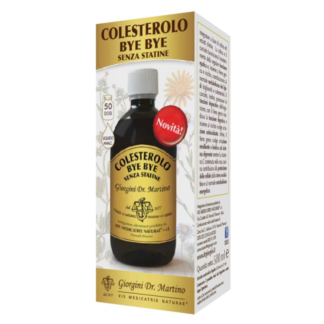 COLESTEROLO BYE BYE SENZA STATINE 500 ML COLESTEROLO BYE BYE SENZA STATINE 500 ML