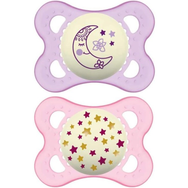MAM NIGHT SUCCHIETTO 2-6 MESI SILICONE DOPPIO FEMMINA MAM NIGHT SUCCHIETTO 2-6 MESI SILICONE DOPPIO FEMMINA