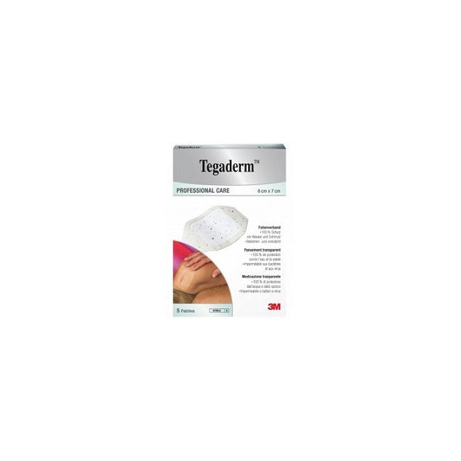 TEGADERM MEDICAZIONE IMPERMEABILE TRASPARENTE 5 PEZZI 6X7 CM TEGADERM MEDICAZIONE IMPERMEABILE TRASPARENTE 5 PEZZI 6X7 CM
