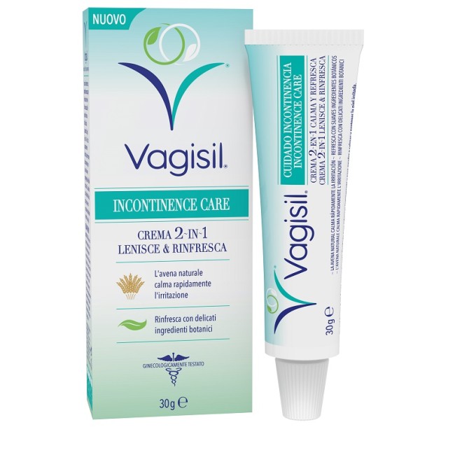VAGISIL INCONTINENCE CARE CREMA 2IN1 LENISCE & RINFRESCA 30 G VAGISIL INCONTINENCE CARE CREMA 2IN1 LENISCE & RINFRESCA 30 G