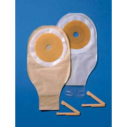 SACCA ILEOSTOMIA A FONDO APERTO TRASPARENTE RITAGLIABILE CON BARRIERA PROTETTIVA CUTANEA IN STOMAHESIVE TECHNOLOGY CON SUPPORTO