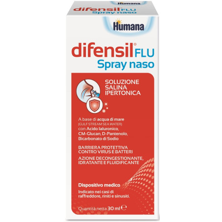 DifensilFlu Spray nasale decongestionante e fluidificante 30 ml DifensilFlu Spray nasale decongestionante e fluidificante 30 ml