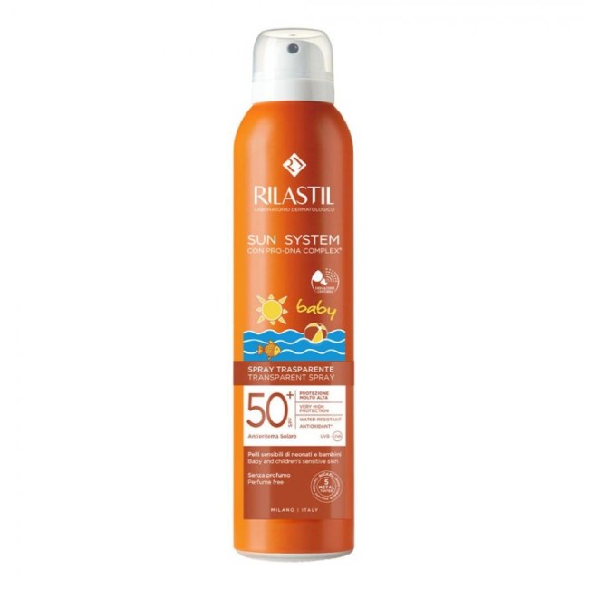 Rilastil Sun System Spray Trasparente Bambino Leggero Spf 50+ 200 ml Rilastil Sun System Spray Trasparente Bambino Leggero Spf 50+ 200 ml