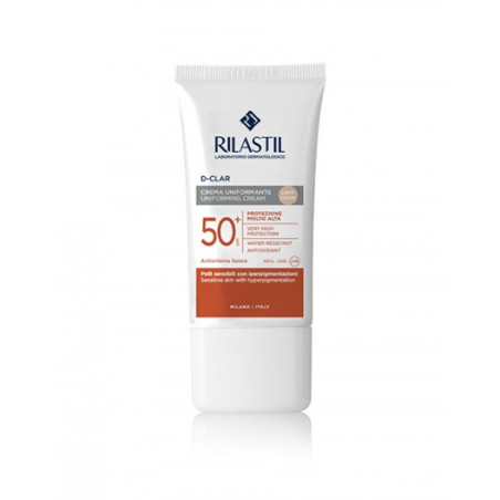 Rilastil Sun System D-Clar Crema Viso Uniformante Colorata Light Spf  50+ 40 ml